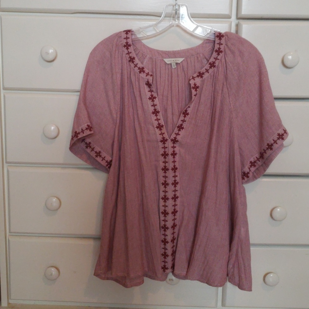 Flowy Lucky brand peasant top!